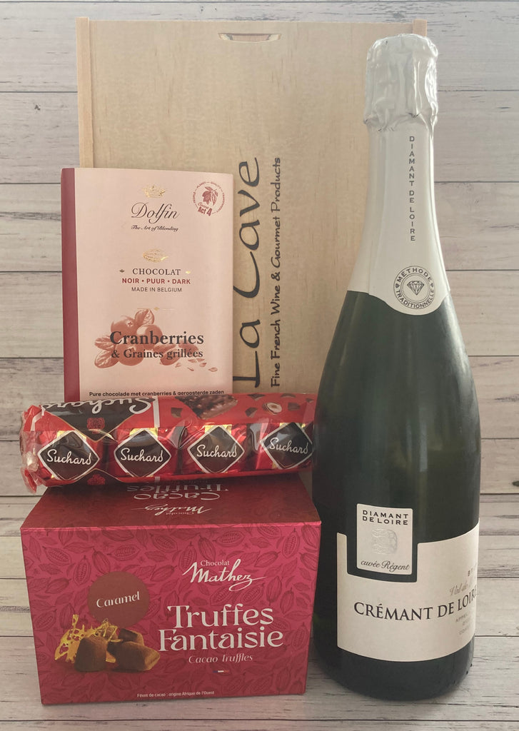 Bulles et Chocolat (Bubbles & Chocolate) Gift Basket