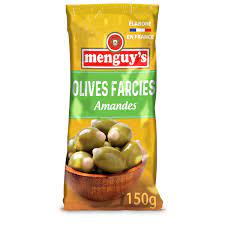 Menguys Olives stuffed with almonds 150g - BBD 23.08.25