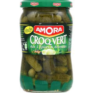 Cornichon Croq' Vert 380ml Amora
