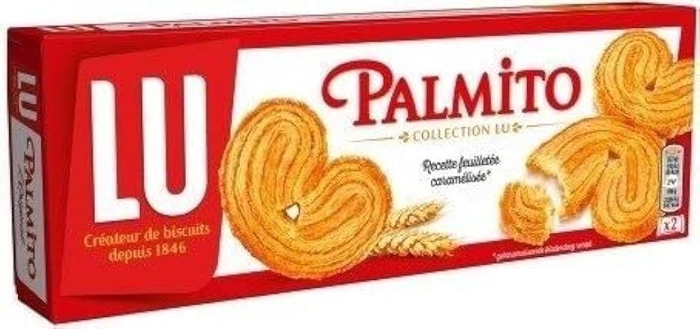 Lu Palmito Puff Pastry Biscuits 100g