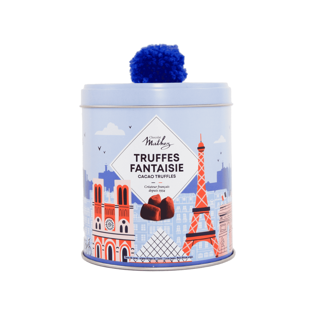 Chocolate Truffles in French Travel Tin 250g