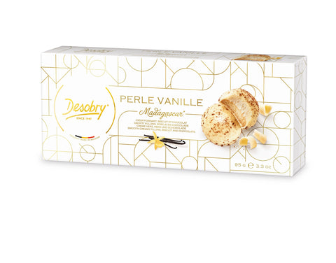 Perle Vanille Biscuits (White Chocolate Vanilla) 95g