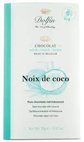 Dolfin Dark Chocolate with Coconut 70g