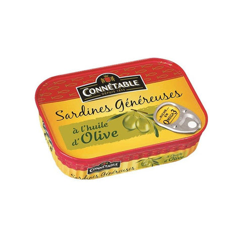 Sardines whole with Olive Oil 140g Connetable