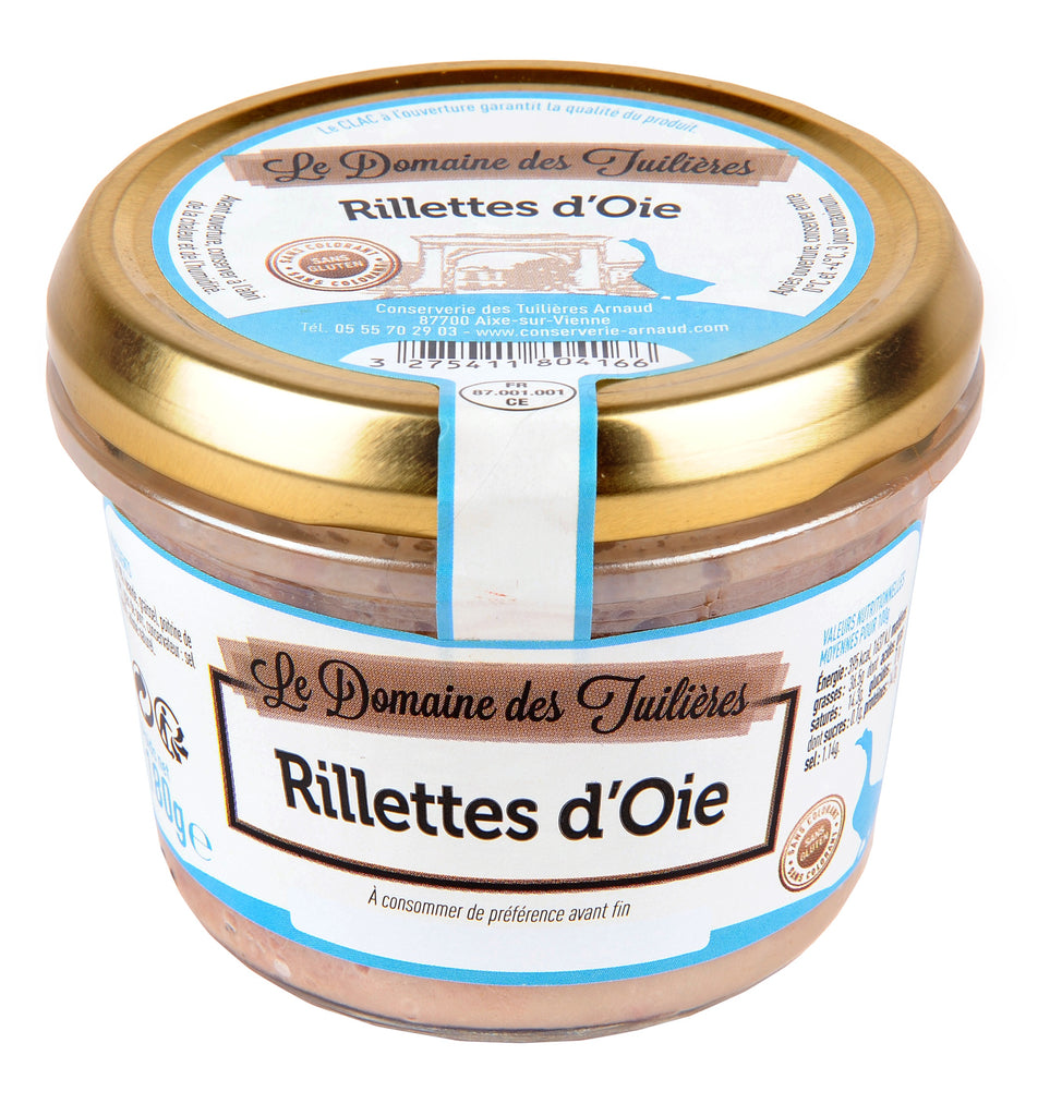Goose Rillettes 180g Domaine des Tuillieres
