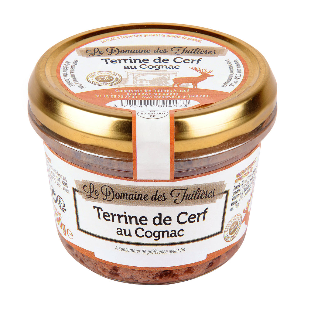 Venison Terrine with Cognac 180g Domaine des Tuillieres
